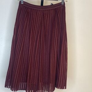 NEW…Burgundy skirt size S (small) from Forever21